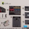 KELIK K72158 AVRO LANCASTER B.III - interior 3D decals for Airfix kit 1/72
